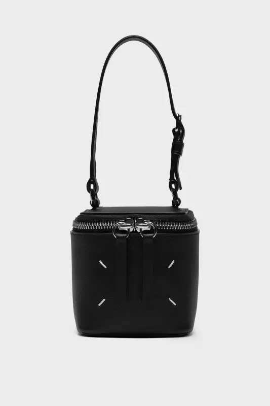 Maison Margiela Black Leather Mini Box Bag Black online
