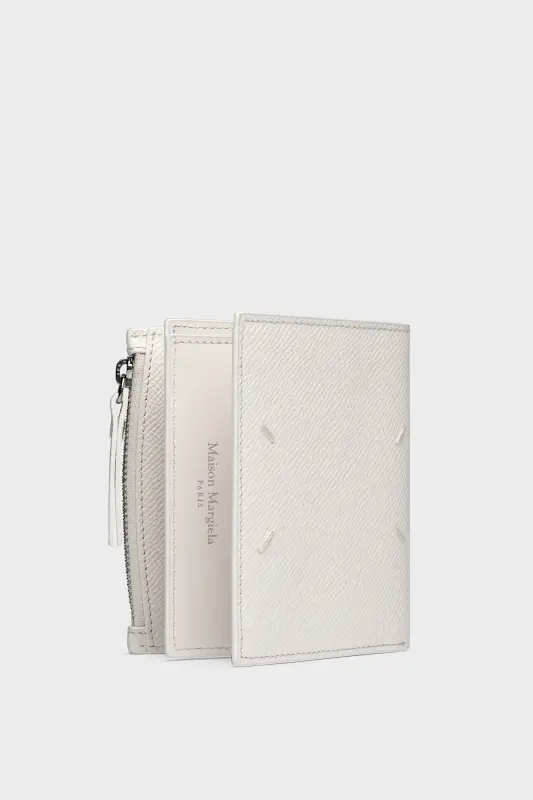Maison Margiela White Leather Wallet with Coin Pocket White online