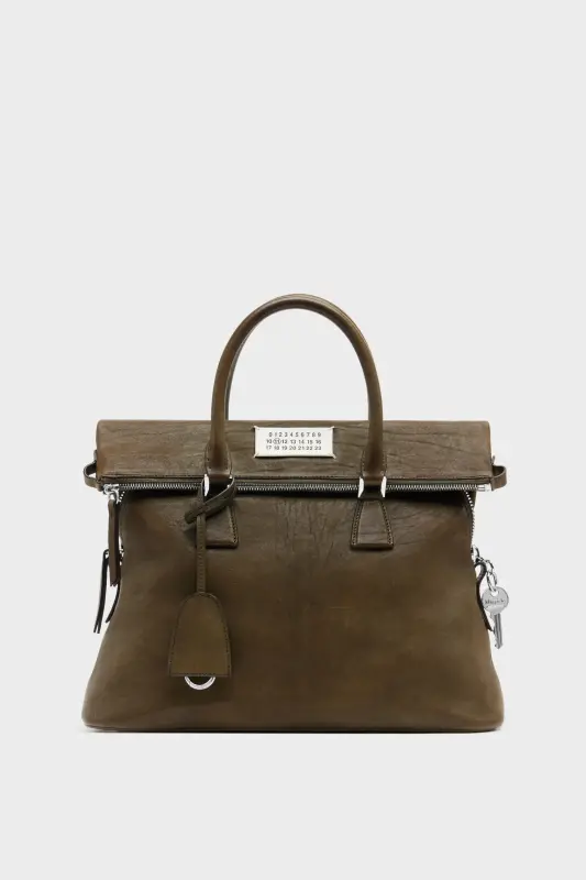 Maison Margiela Yellow Leather 5AC Crossbody Bag Loved To Death Medium Khaki online