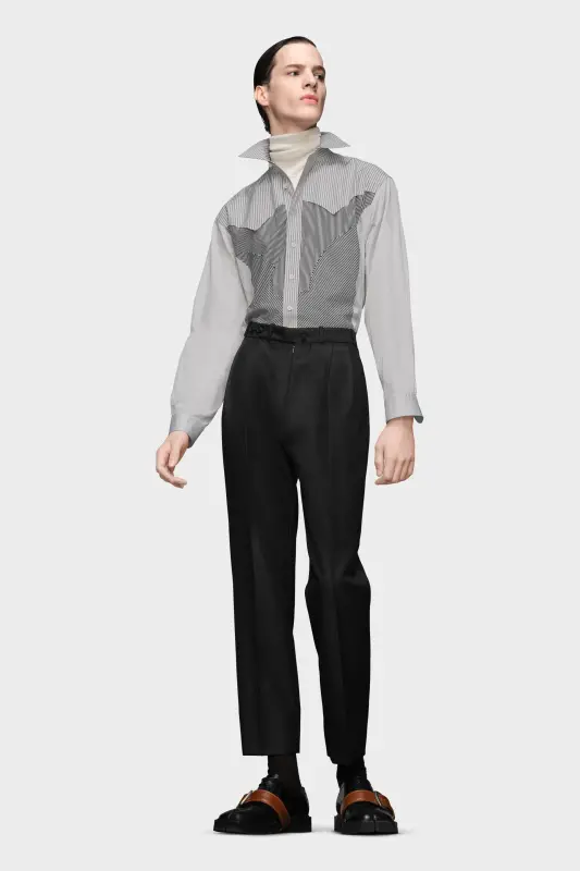 Maison Margiela British Mohair Trousers Black online