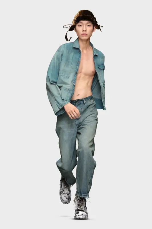 Maison Margiela Distressed jeans Light Blue online