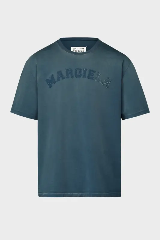 Maison Margiela Heavy Jersey T-Shirt with Logo Blue Maison Margiela Heavy Jersey T-Shirt with Logo Blue online
