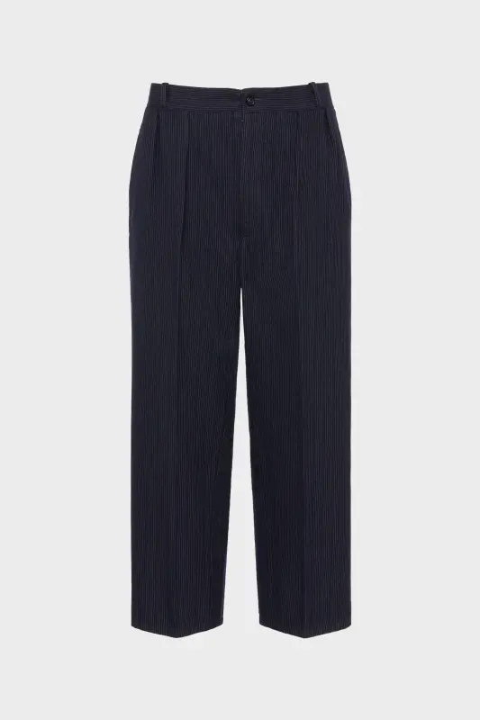 Maison Margiela Pinstripe wool trousers Blue Maison Margiela Pinstripe wool trousers Blue online