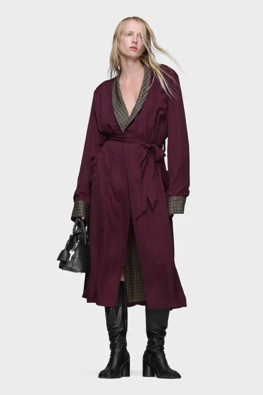 Maison Margiela Reversible Robe de Chambre coat Bordeaux online