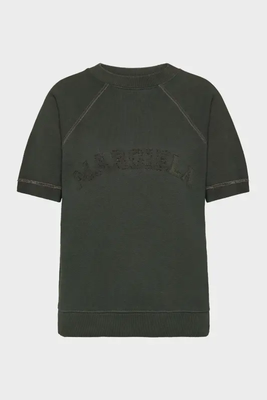 Maison Margiela Short sleeve sweatshirt Black Maison Margiela Short sleeve sweatshirt Black online