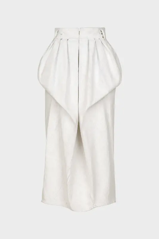 Maison Margiela White Womens Denim Midi Skirt White online