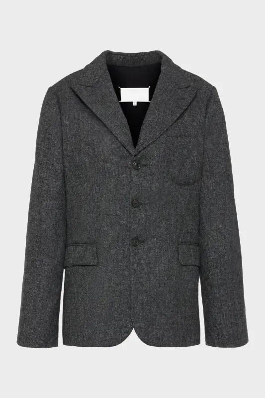 Maison Margiela Wool jacket Dark grey Maison Margiela Wool jacket Dark grey online