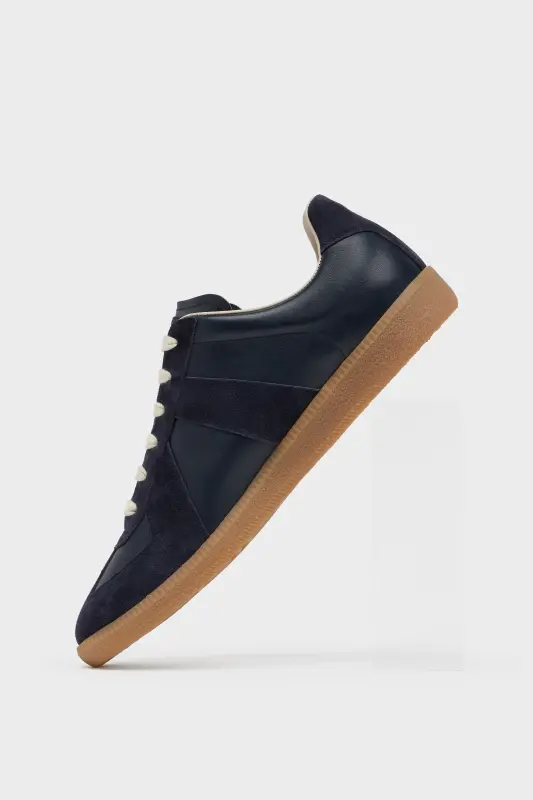 Maison Margiela Replica Sneakers Dirty Wash Blue Night online