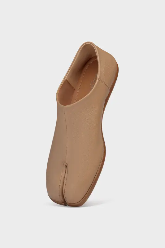 Maison Margiela Womens Brown Leather Tabi Babouches Nude Maison Margiela Womens Brown Leather Tabi Babouches Nude online
